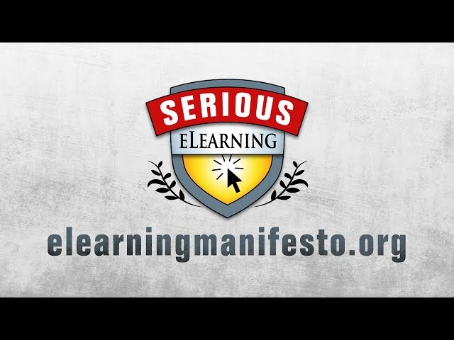 The Serious eLearning Manifesto