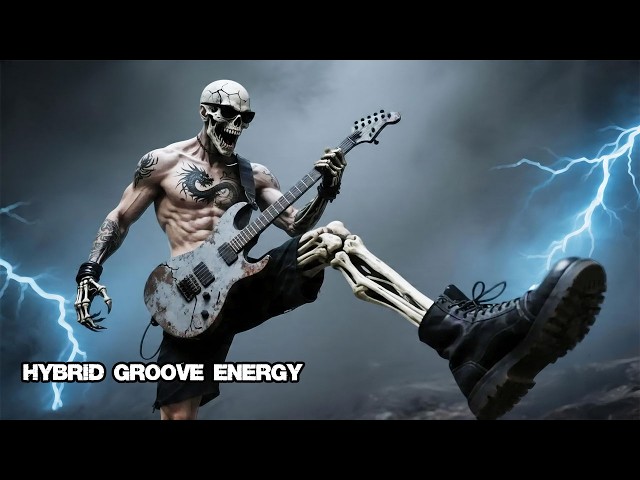 Hybrid Groove Energy – Raw Distortion & Steady Drums | Gym Workout Metal