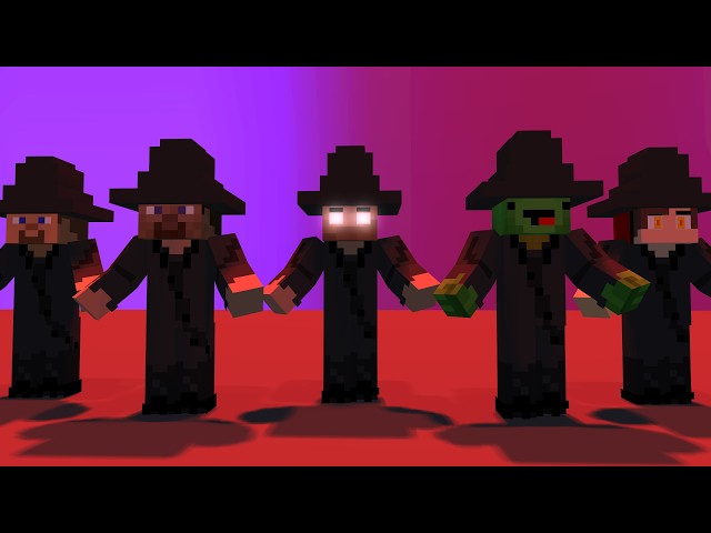 YOUR IDOL🎤  ft. Steve Herobrine JJ Mikey - 🎵Saja Boys (K-Pop Demon Hunters) - MAIZEN Minecraft Cover