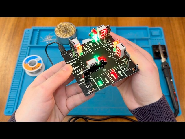 🚥 Ready? 🔴 Set? 🟡 GO! 🟢 — Traffic Light Simulation DIY Soldering Kit Assembly and Test