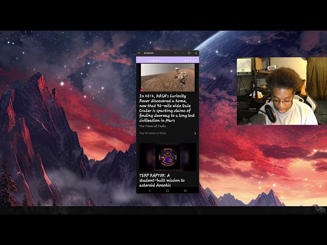 Asteroid Detection System | Android App Demo