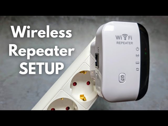 Wireless N WiFi Repeater - How to SETUP WiFi Range Extender 
