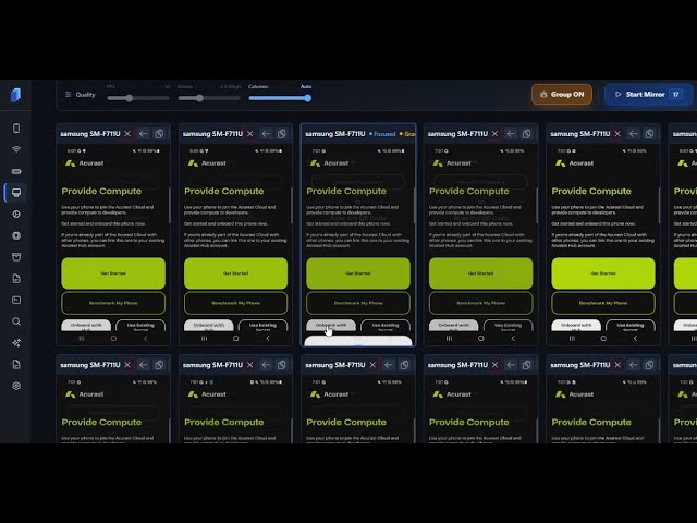 Acurast Setup Screenless Cellhasher Devices
