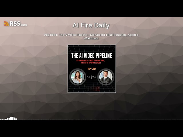 #89 Robin: The AI Video Pipeline - Storyboard-First Prompting, Agentic Workflowsi