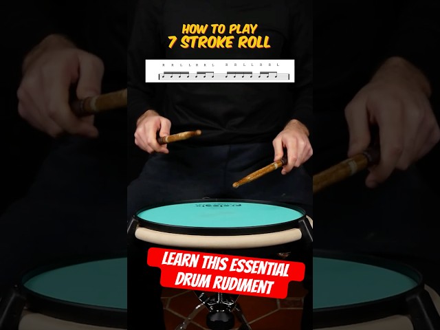 How to Play a Seven Stroke Roll 🥁 (Quick Drum Lesson)