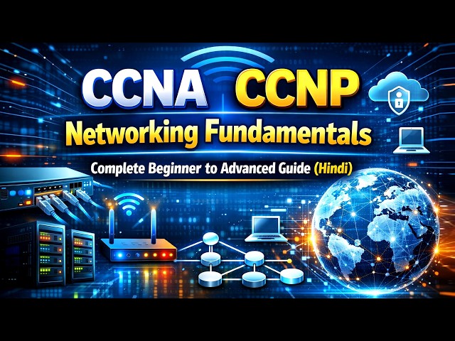 Live 01 | CCNA CCNP Networking Fundamentals 🌐 Complete Beginner to Advanced Guide (Hindi)