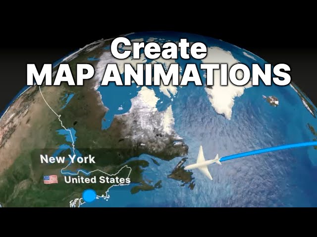 Create MAP ANIMATIONS (Tutorial)