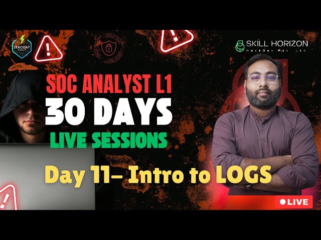 Want to Become a SOC Analyst L1 MASTER in 30 Days - Day 11
