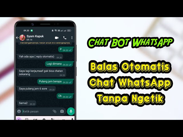 Cara Membuat Balasan Chat WhatsApp Otomatis ( Chat Bot )