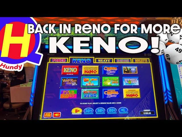 Back So Soon? We Can't Stay Away from Peppermill KENO!