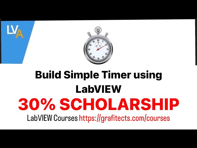 How to code a Simple Timer - LabVIEW
