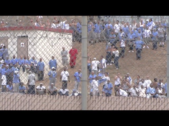 VIDEO: Protesters blame riot at Norco prison on new state reintegration policy | ABC7