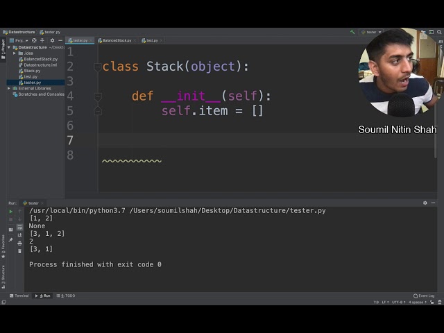 Implementing Stack | Data Structure in Python #1