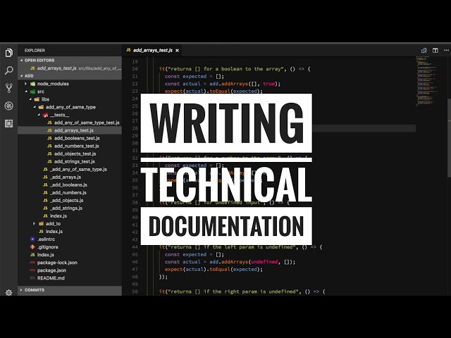 Writing technical documentation