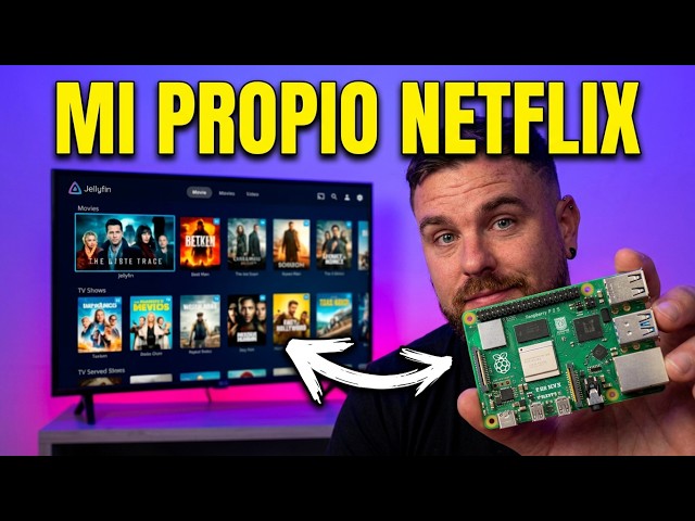 HOW to create your own FREE NETFLIX on a RASPBERRY PI (Jellyfin + CasaOS)