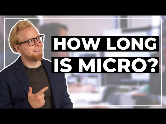 How Long Should Microlearning Be? (and how long is too long?)