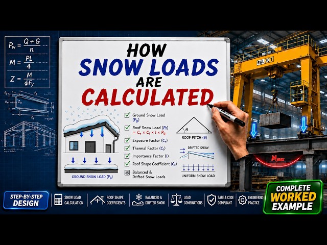 How Snow Loads Are Calculated | AS/NZS 1170.3 Explained #structuralengineering | 2026