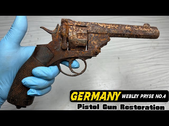 Gun Restoration | Germany Revolver Webley Pistol Gun Restoration | 30 Bore TT Pistol Gun Restoration
