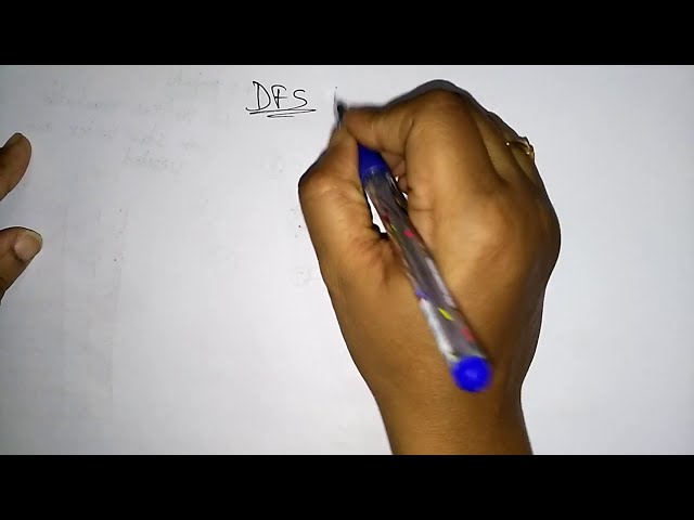 Depth First Search | DFS | Graph traversal | DAA | Lec-31 | Bhanu Priya