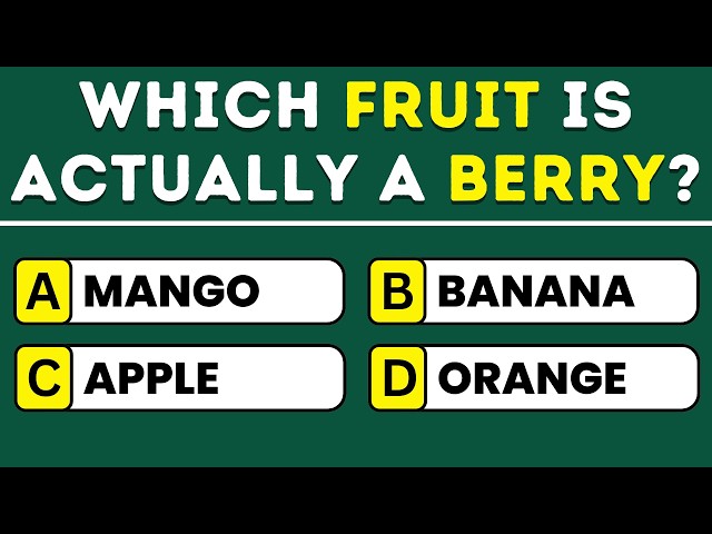 Your IQ Is Impressive If You Score 20+ 🧠 40 General Knowledge Questions! 🔥