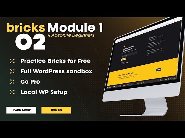 Learn Bricks WordPress #02 ► Try for FREE  ∫  Total Beginners Tutorial 2026