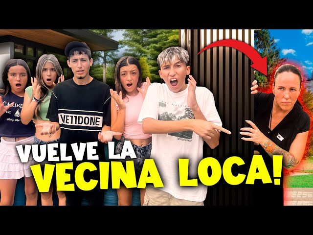 La vecina loca se cuela en nuestra casa😱😱