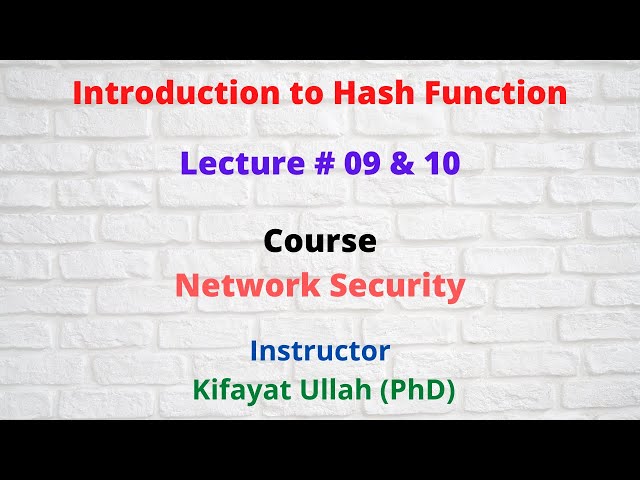 Hash Function