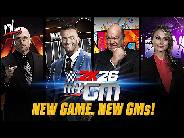WWE 2K26 MyGM: 4 Player Season!