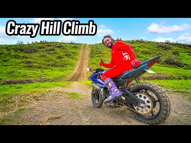 Crotch Rocket Hill Climb!