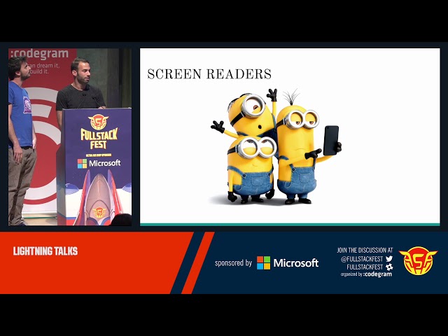 Front-end lightning talks (Full Stack Fest 2017)