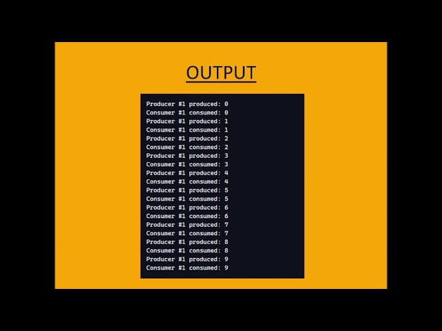 Java Programming : Producer-Consumer Problem