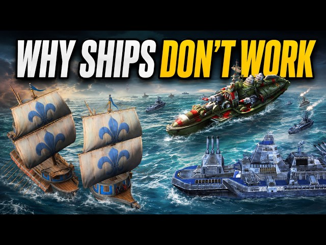 Why naval warfare is so bad in RTS