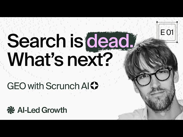 Is GEO (Generative Engine Optimization) replacing SEO? Chris Andrews, Co-Founder & CEO @ Scrunch AI