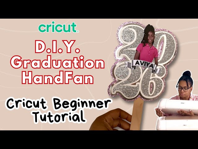 Easy DIY Graduation Fans with Cricut