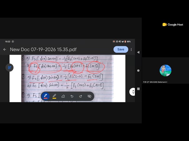 UG TRB Maths 2 Test 27 Revision UNIT 4 : Fourier transform