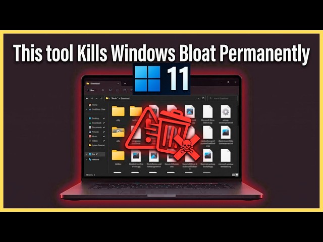 The 1-Click Tool That Finally Kills Windows 11 Bloat Forever (It’s Insane)