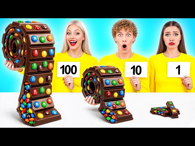 100 Layers of Food Challenge | Crazy Kitchen Situations by Multi DO Challenge