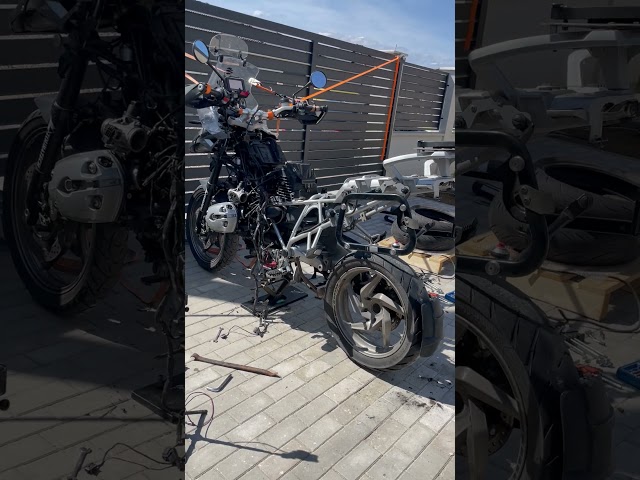 BMW R1200GS engine swap  #tutorial #diy #mechanic#motorcycle #bmwr1200gs #howto #work