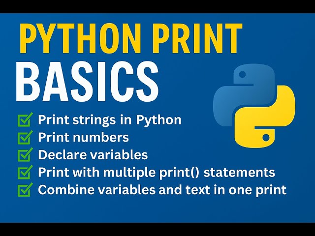 3.Python for Data Engineer | Fresher | Print Statement | Strings, Numbers & Variables Explained