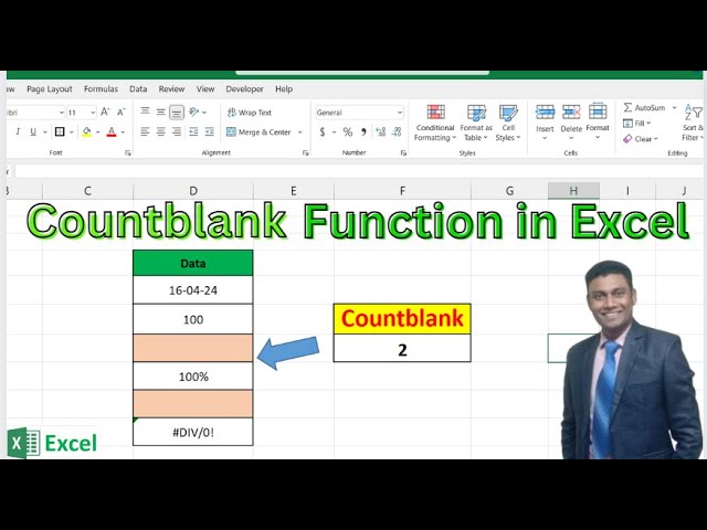 Countblank Function in Excel || Count empty cells in excel || এক্সেলে ফাঁকা সেল গণনা করবো কিভাবে?