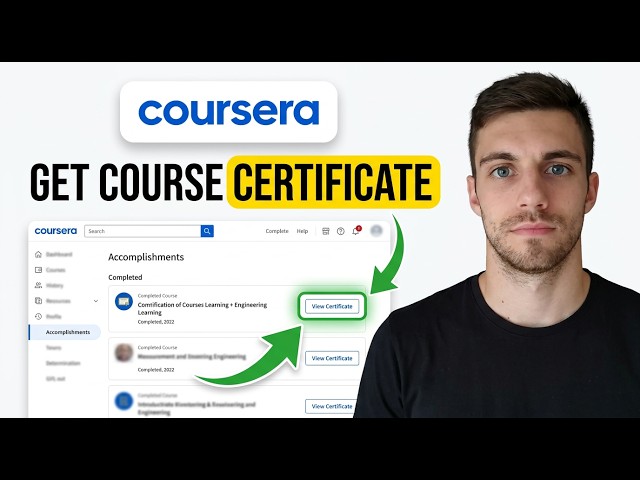 How to Get Your Course Certificate on Coursera 2026 (Quickly!!!)