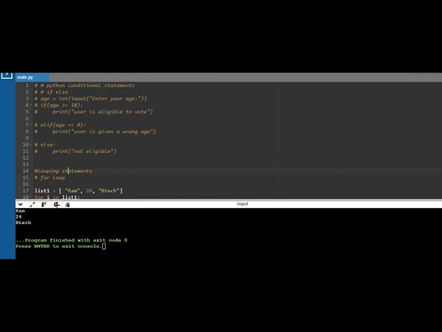 Python loops and conditional statements | if elif else | for loop | while loop |  interview ready Q