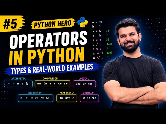 Operators in Python | Python Hero