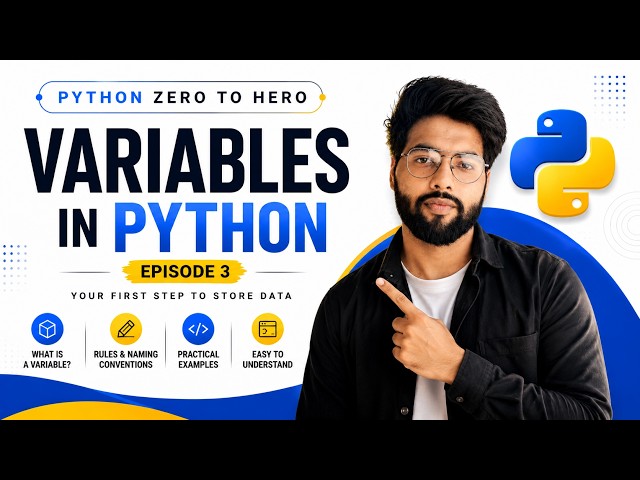 Variables in Python for Beginners | Episode 3