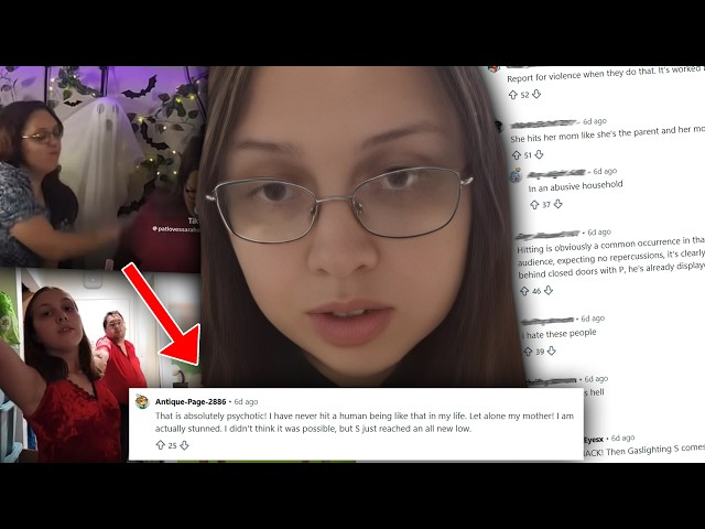 TikTok Viral Daddy Daughter HITS MOM on Live and DISTURBING Fight over Daughter's Makeup!