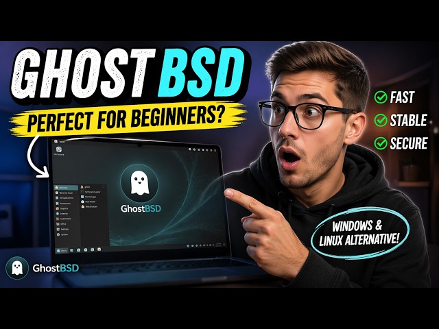 GhostBSD for Beginners 🔥 Why It’s the BEST BSD Desktop in 2026 (Easy, Fast & Stable!)