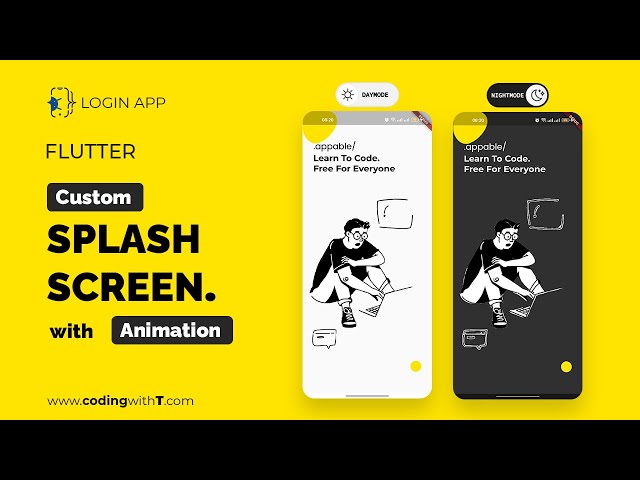 Flutter Splash Screen tutorial with animation | Splash Screen 2025