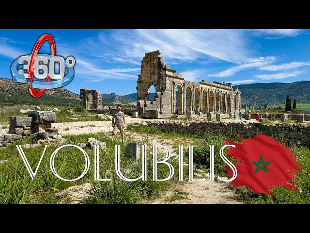 VOLUBILIS - This Forgotten Roman Ruin in Morocco is Unreal (360° Experience!)