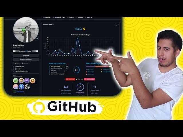 Mejora tu perfil de GitHub, llévalo al - Next Level 🙀 AI (Markdown Template) README.md  (NUEVO 2023)