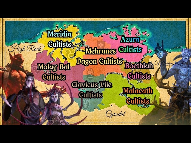 What If All Daedric Cults Fought for Skyrim? Full Skyrim Simulation Battle Royale